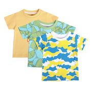 Boys Multicolor Pack Of 3 T-Shirt