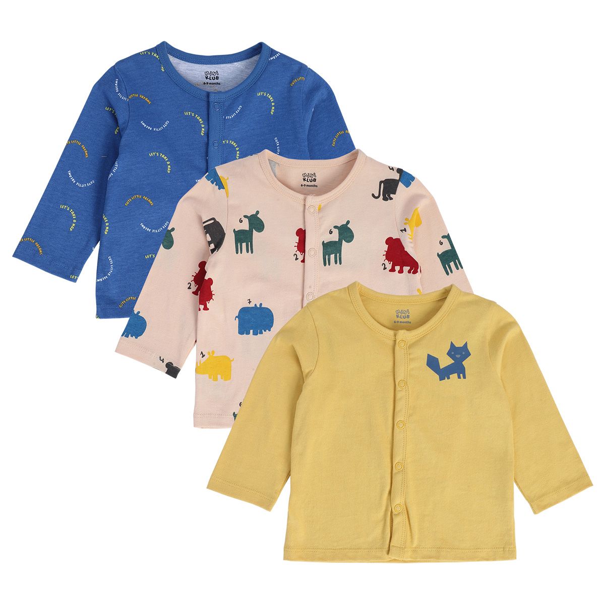 Boys Blue Front Open Vest