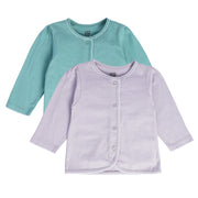 Girls Multicolor Pack Of 2 Front Open Vest