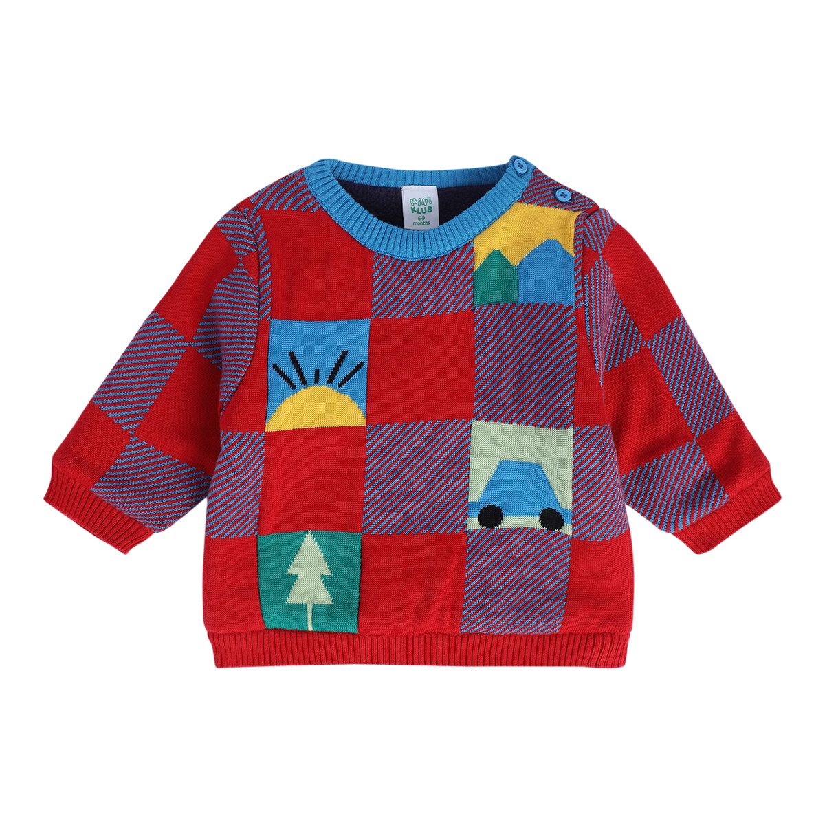 Boys Red Pack Of 1 Sweater