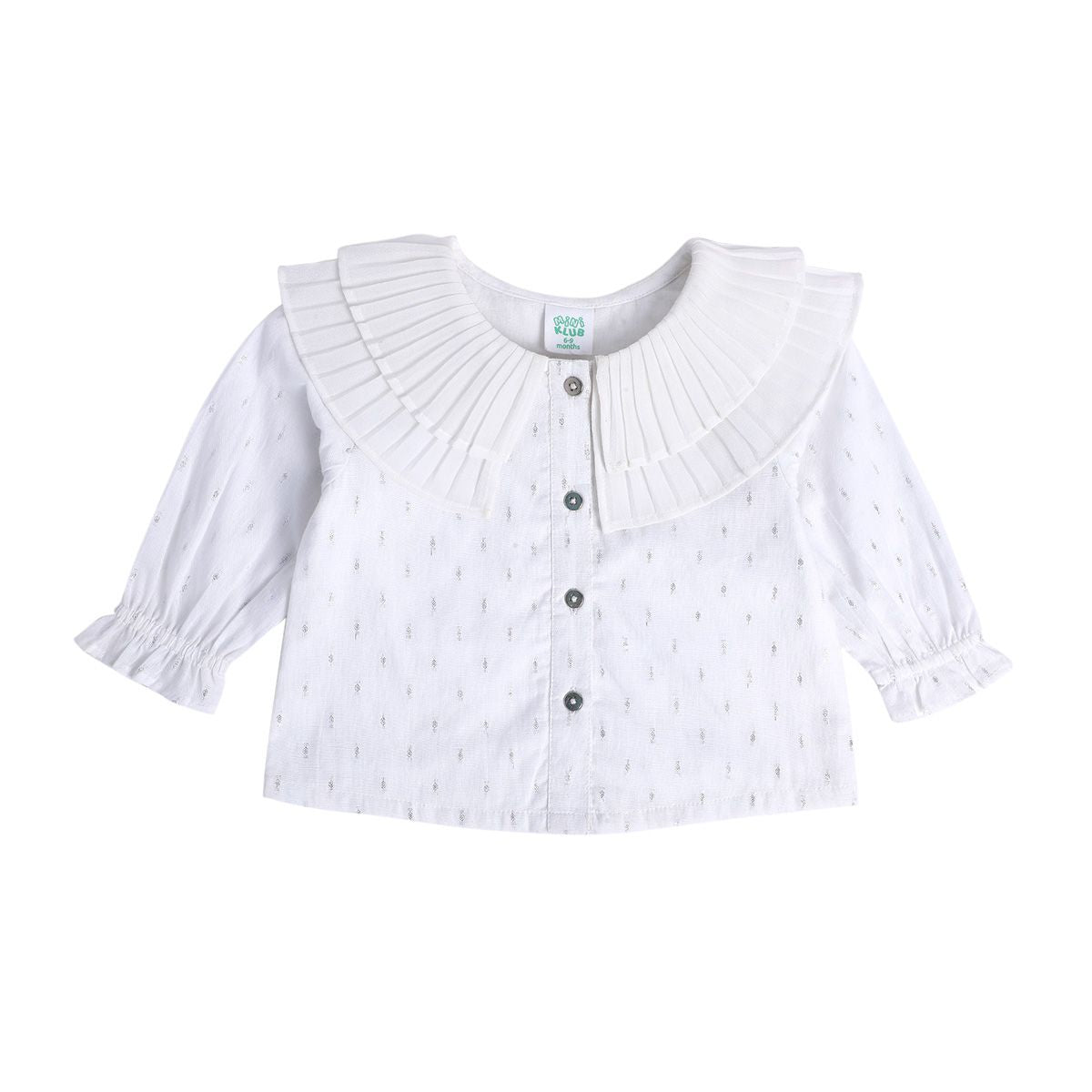 Girls White Pack Of 1 Woven Top