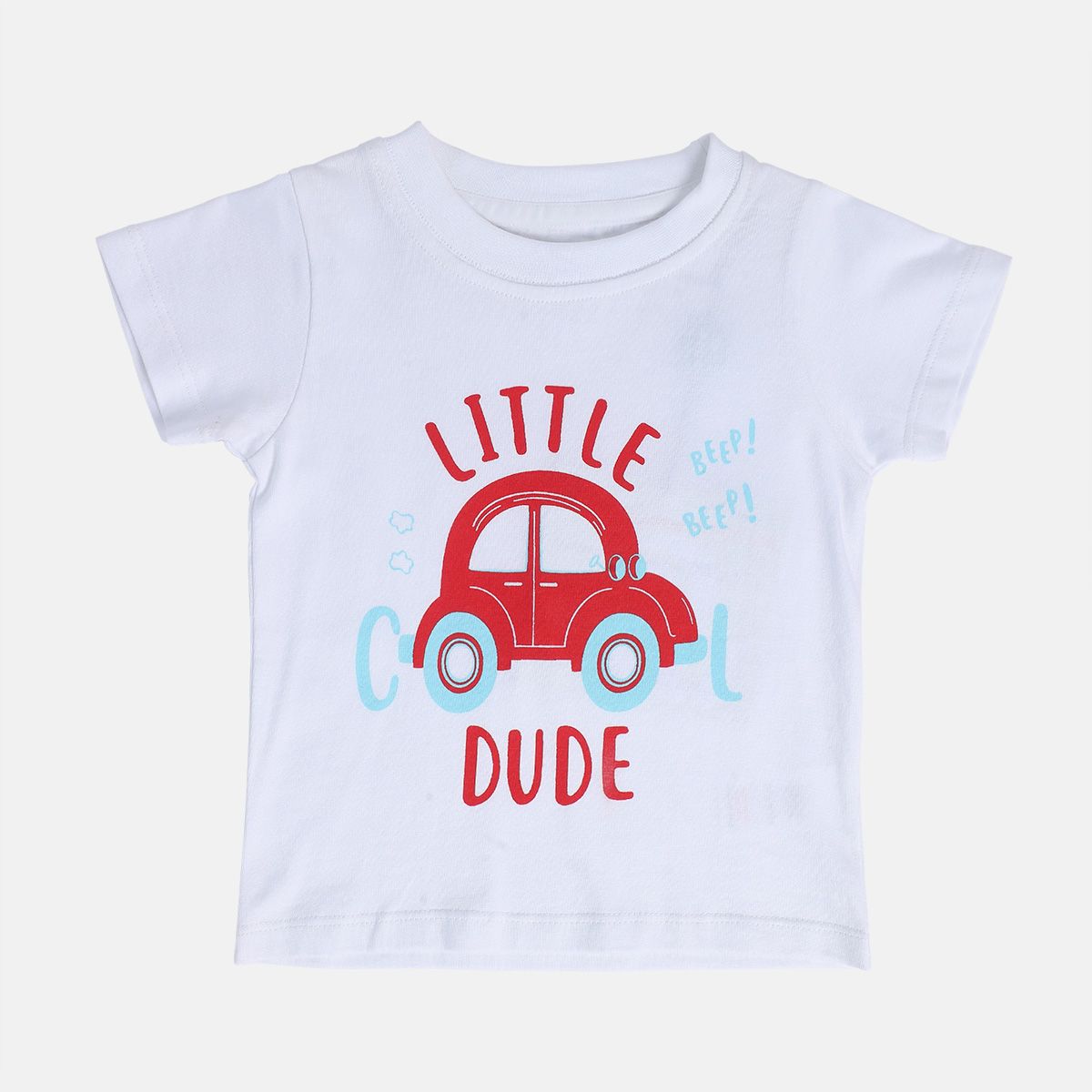 Boys White Pack Of 1 T-Shirt