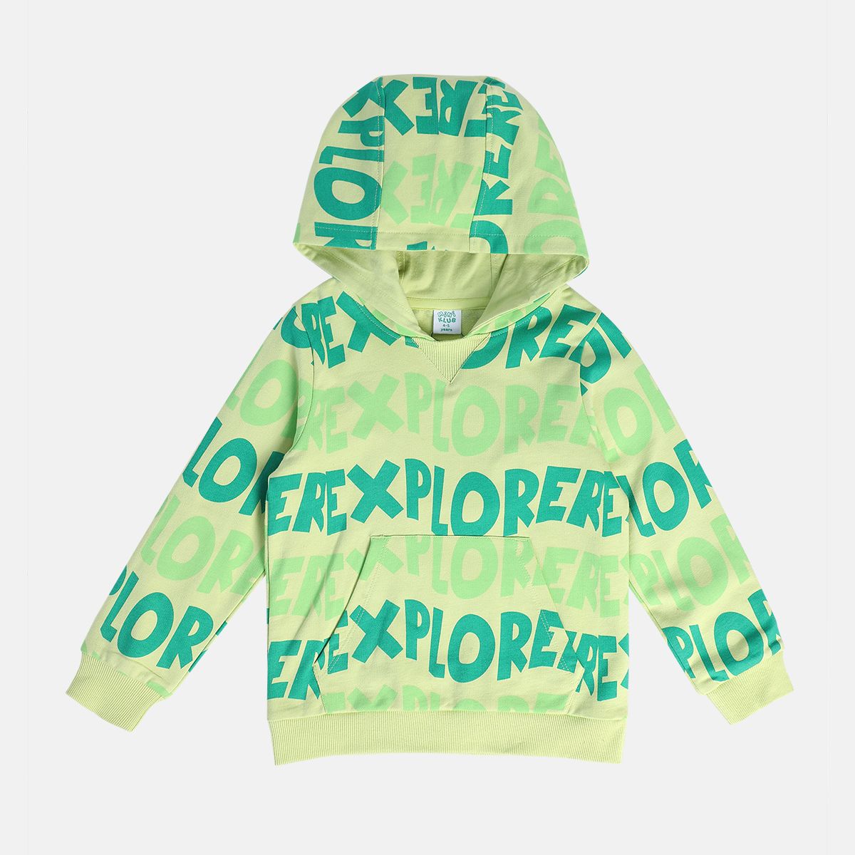Boys Green Pack Of 1 Sweat Shirt