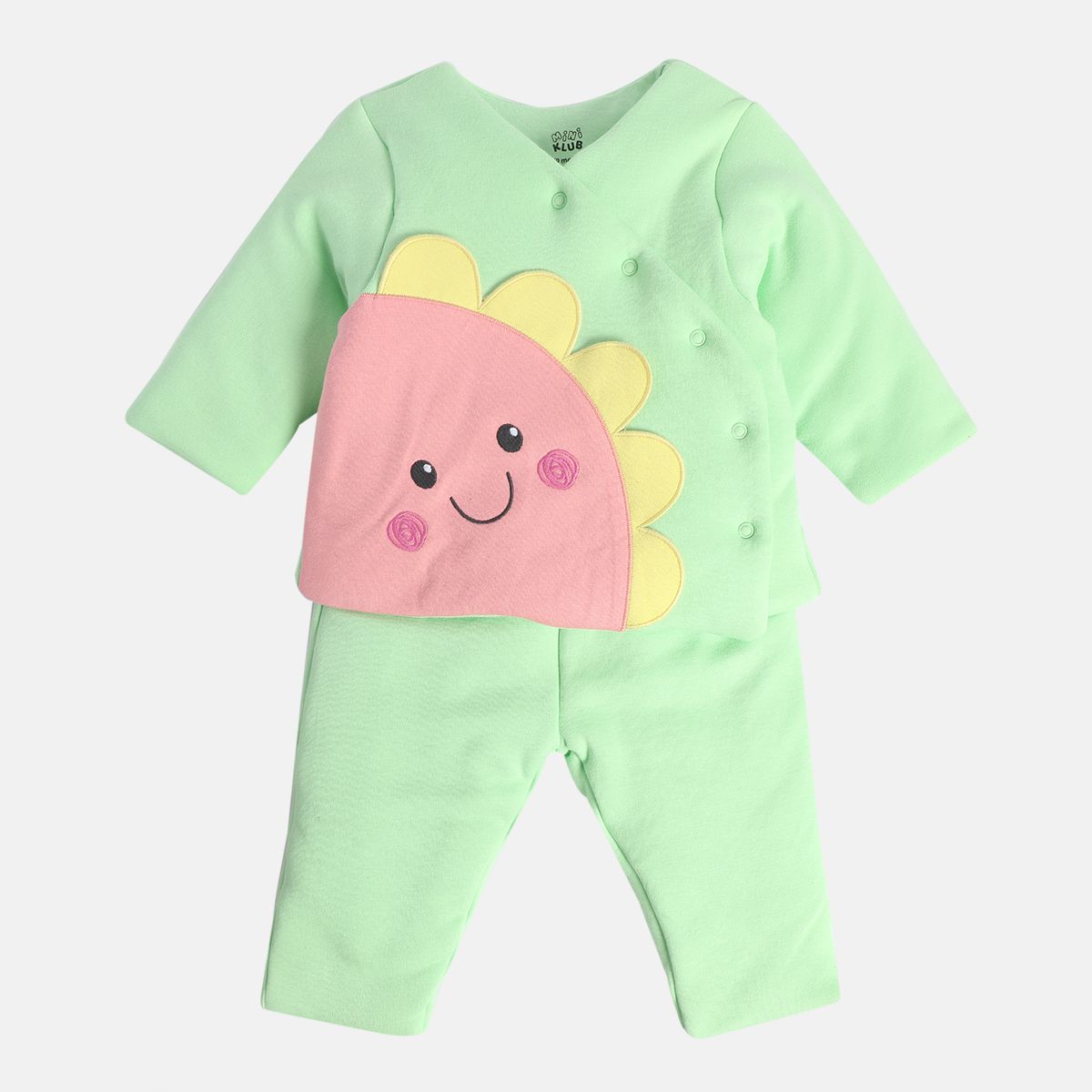 Girls Green Pack Of 2 Top And Bottom