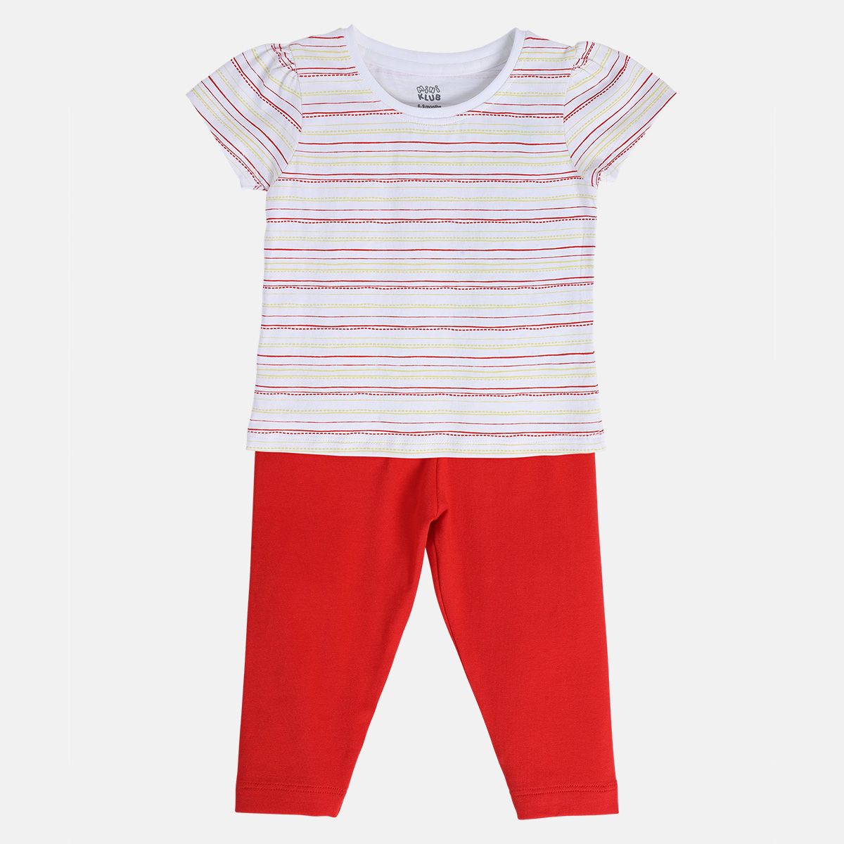 Girls Multicolor Pack Of 2 Top And Bottom