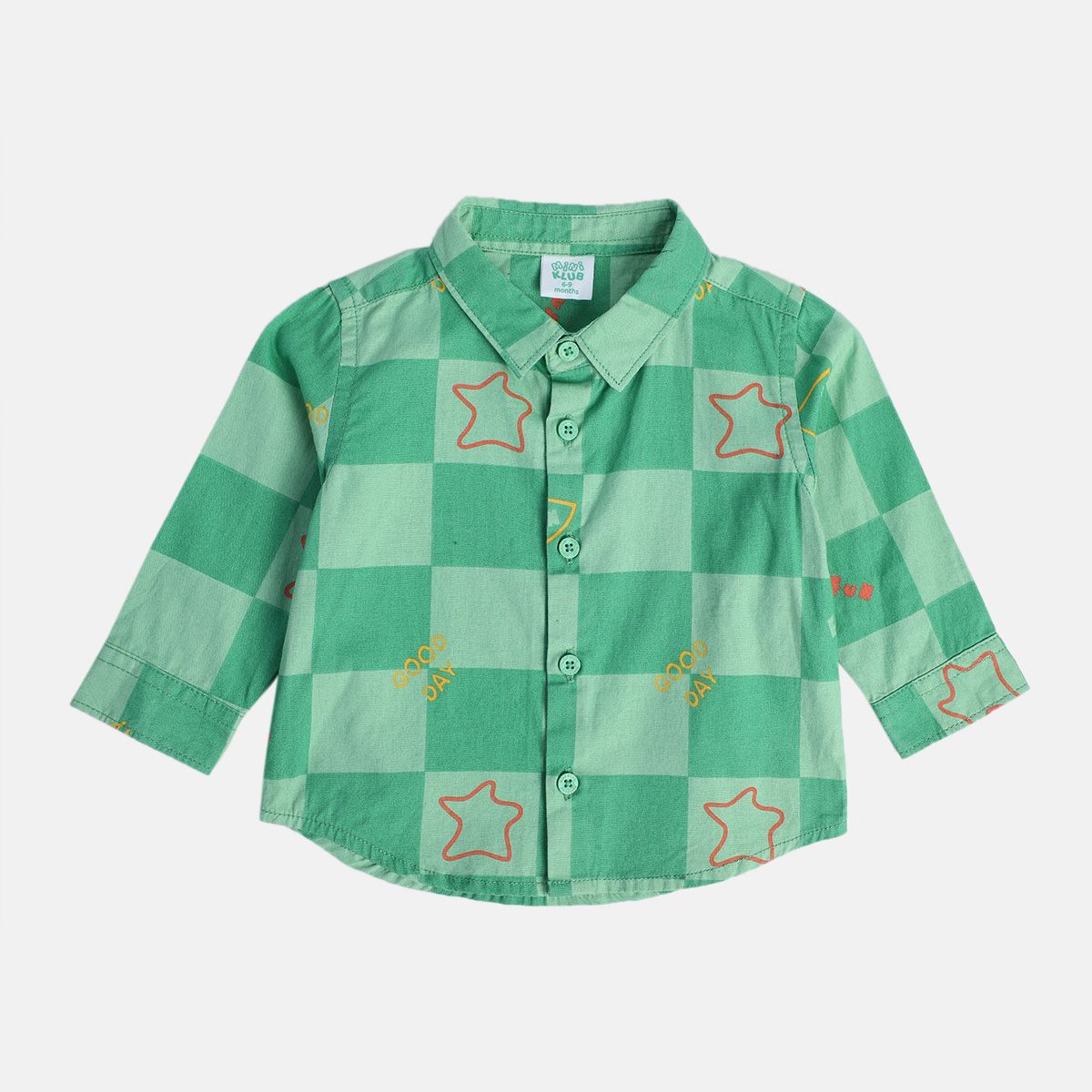 Boys Green Pack Of 1 Shirt