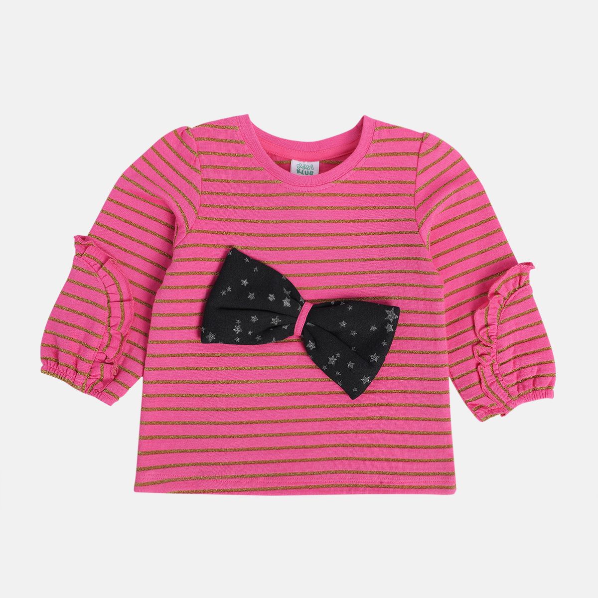 Girls Hot Pink Pack Of 1 Knit Top