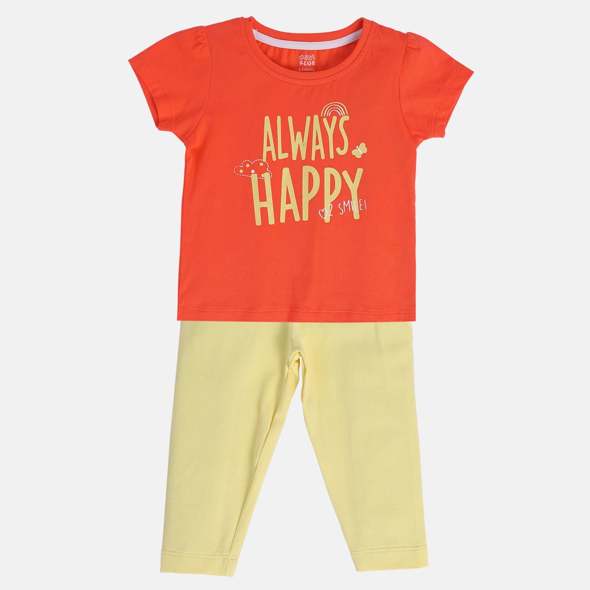 Girls Multicolor Pack Of 2 Top And Bottom