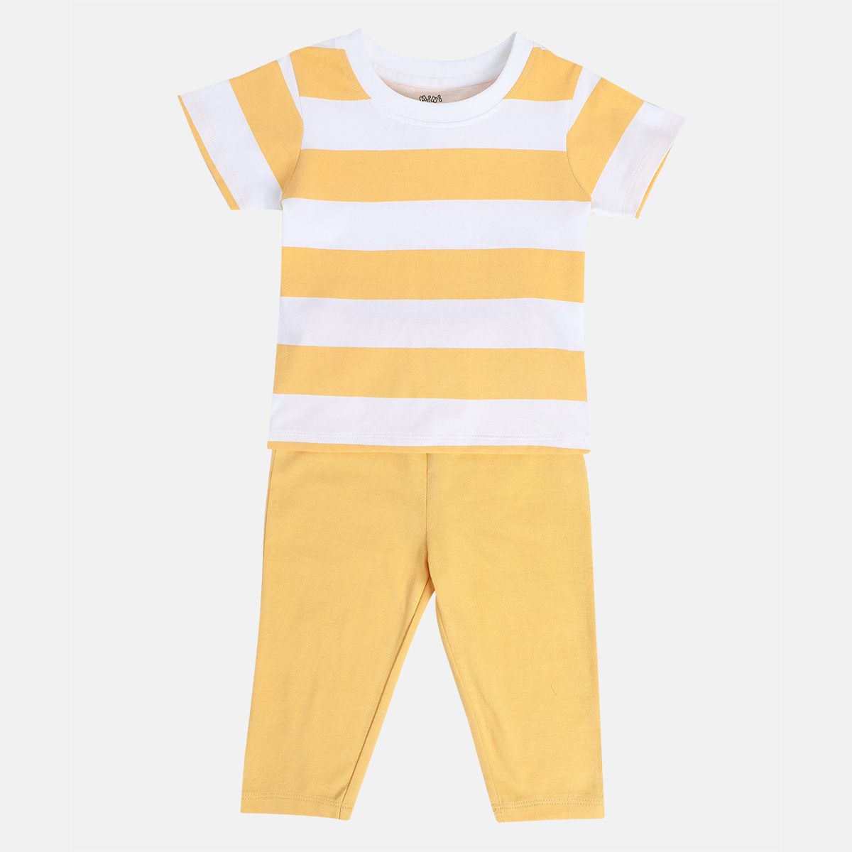 Boys Yellow Pack Of 2 Top And Bottom
