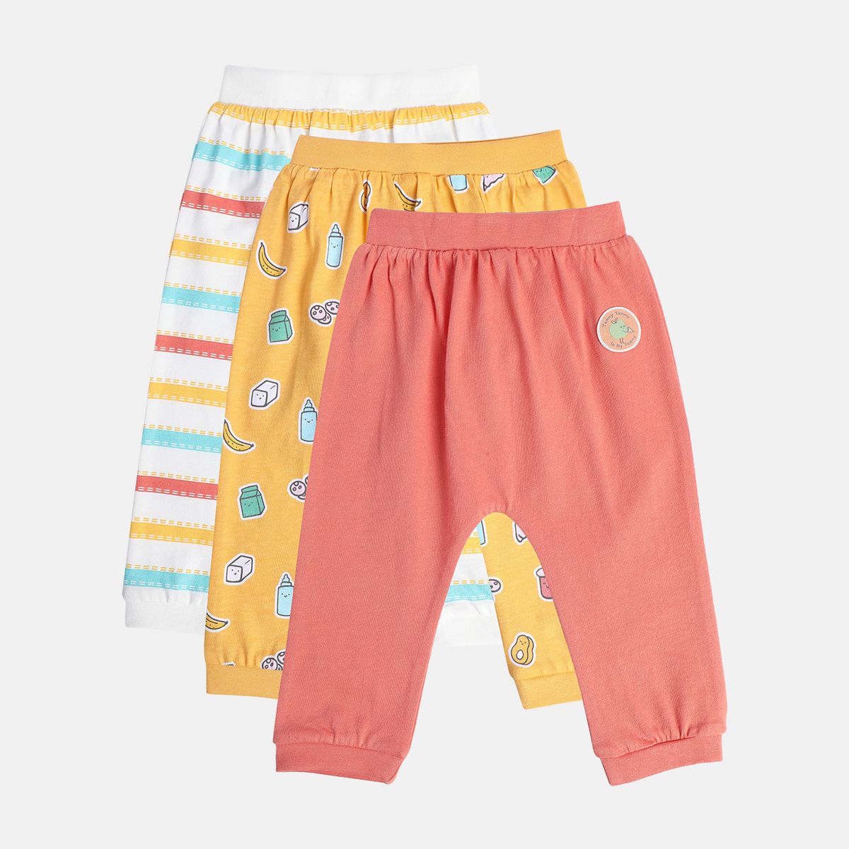 Boys Multicolor Pack Of 3 Knit Bottom