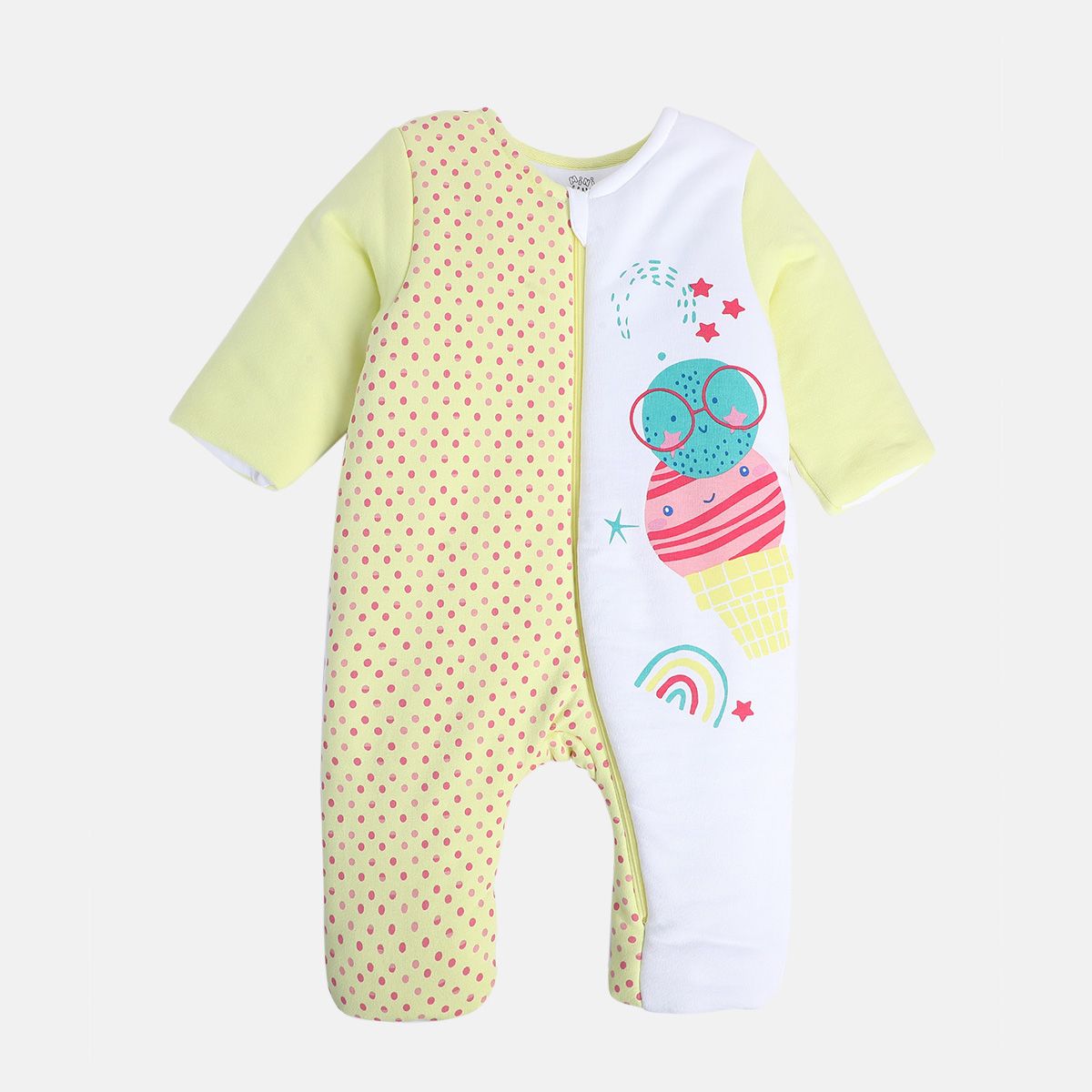 Girls Lime Pack Of 1 Romper
