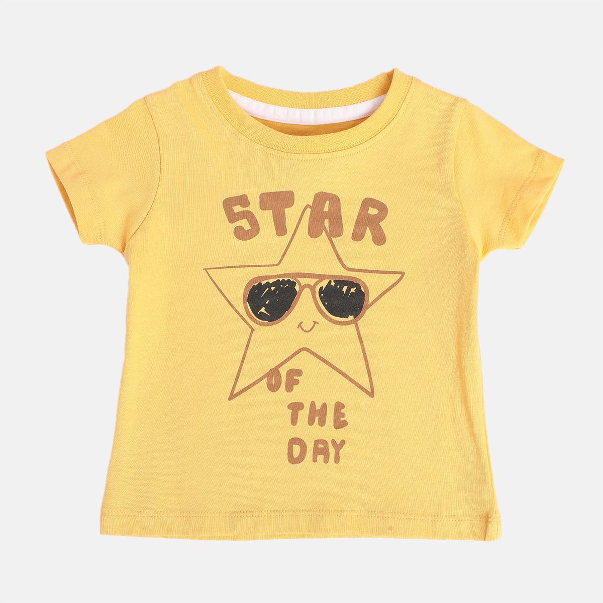 Boys Yellow Pack Of 1 T-Shirt