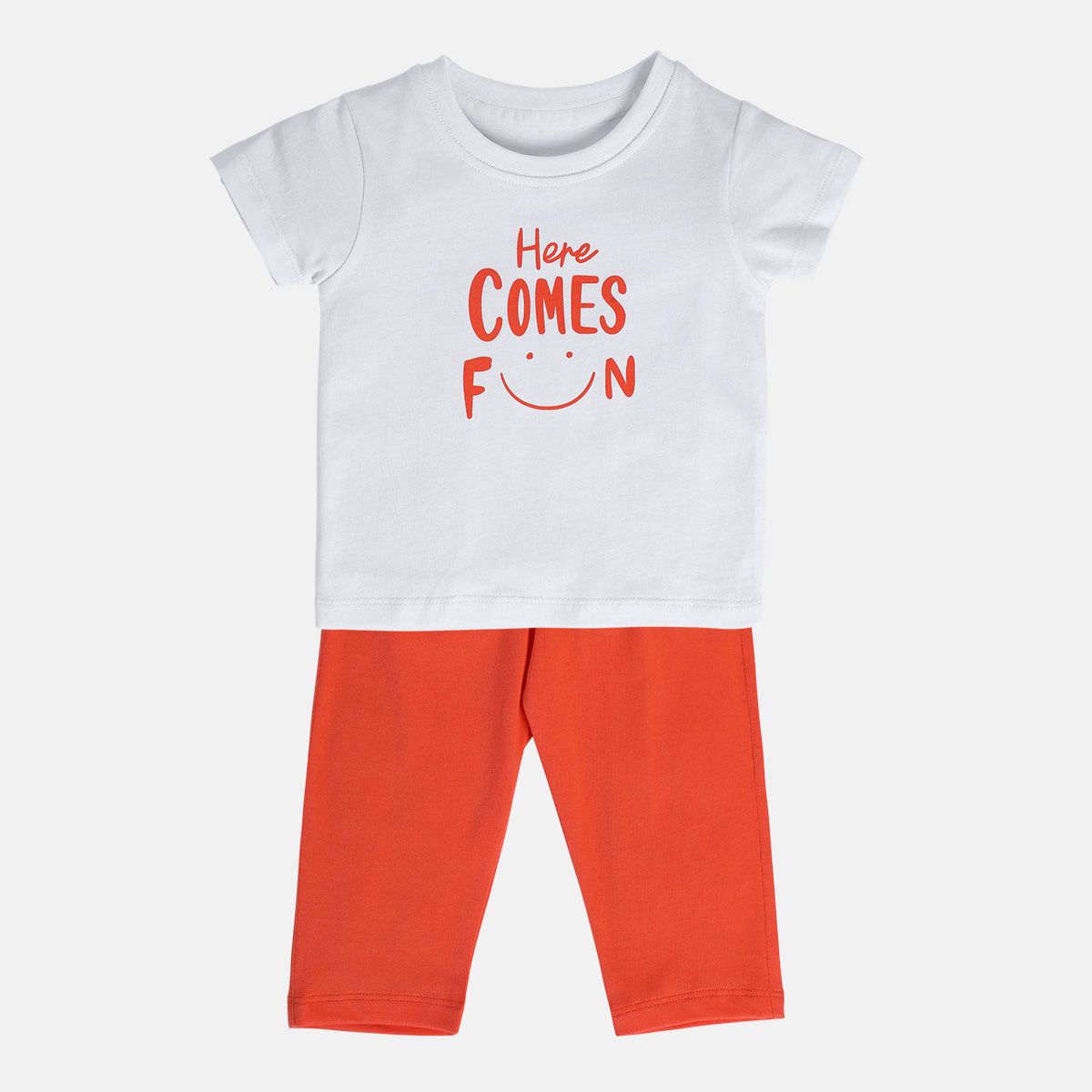 Boys Multicolor Pack Of 2 Top And Bottom