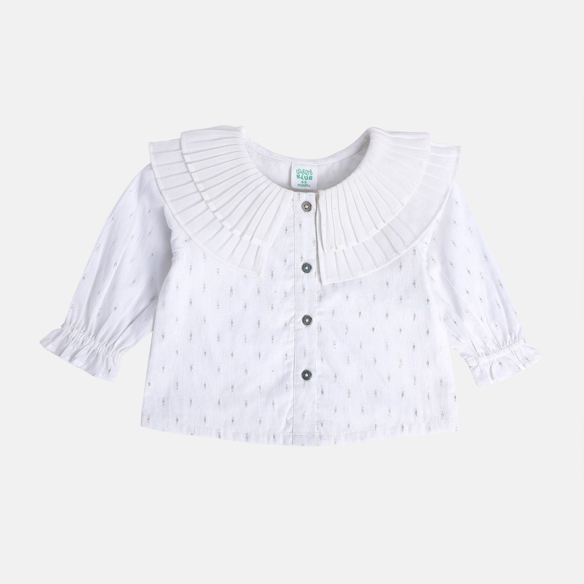 Girls White Pack Of 1 Woven Top
