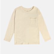 Boys Beige Pack Of 1 T-Shirt