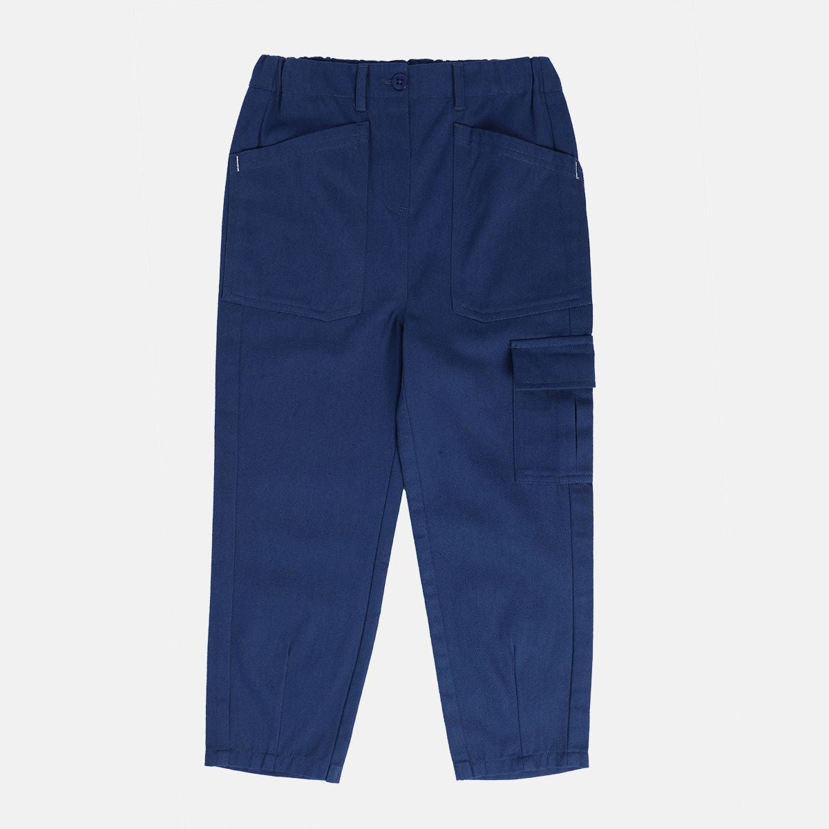 Girls Navy Pack Of 1 Woven Pant