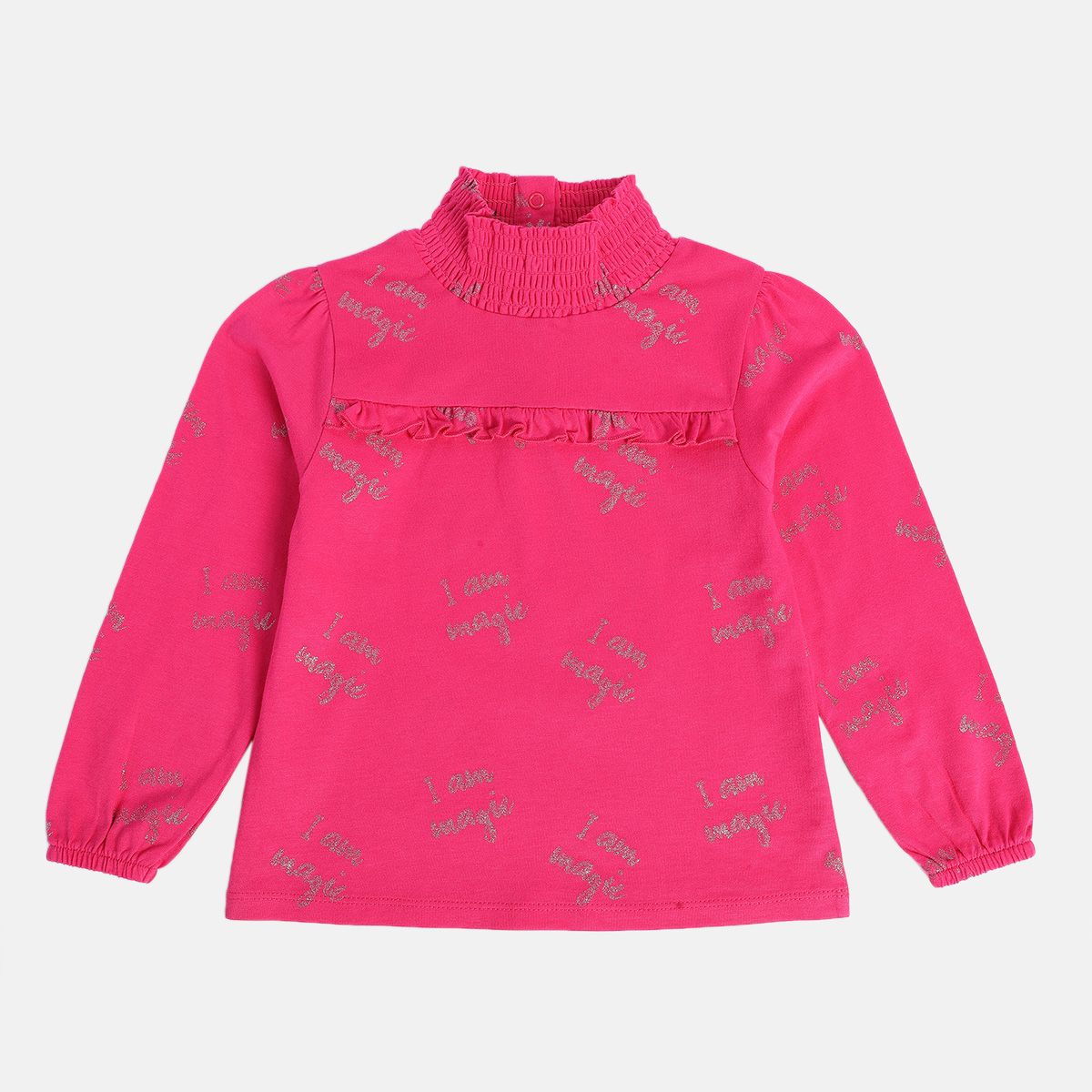 Girls Pink Pack Of 1 Knit Top
