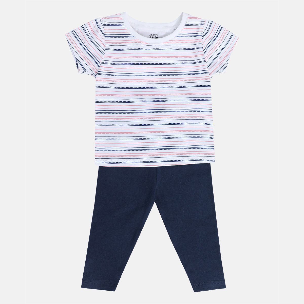 Girls Multicolor Pack Of 2 Top And Bottom