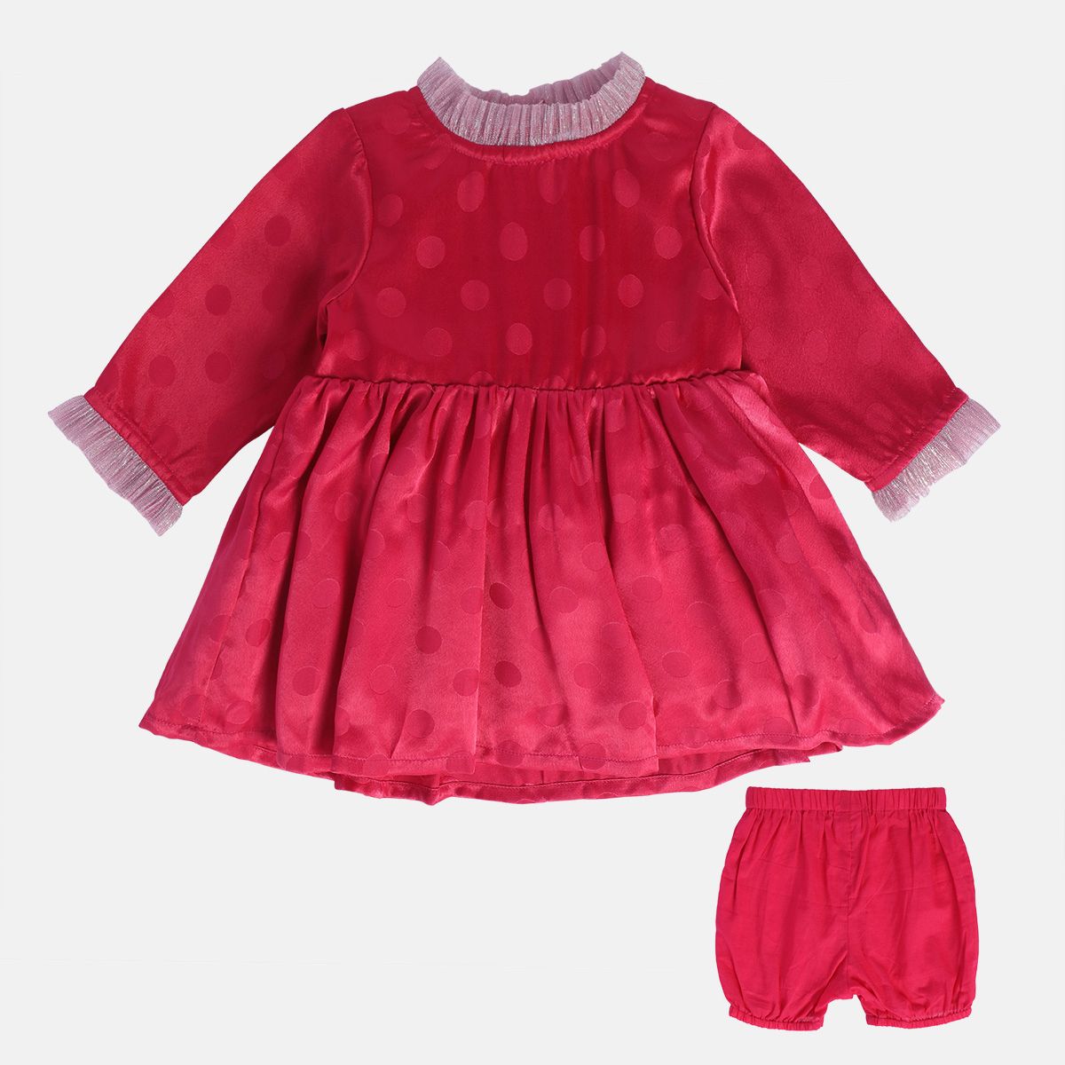 Girls Red Pack Of 2 Dress