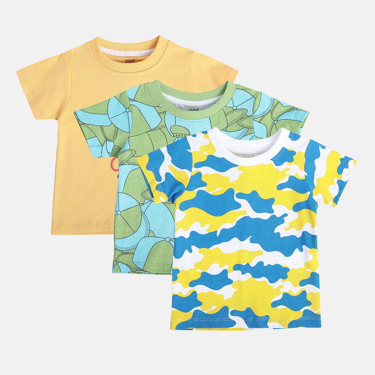 Boys Multicolor Pack Of 3 T-Shirt