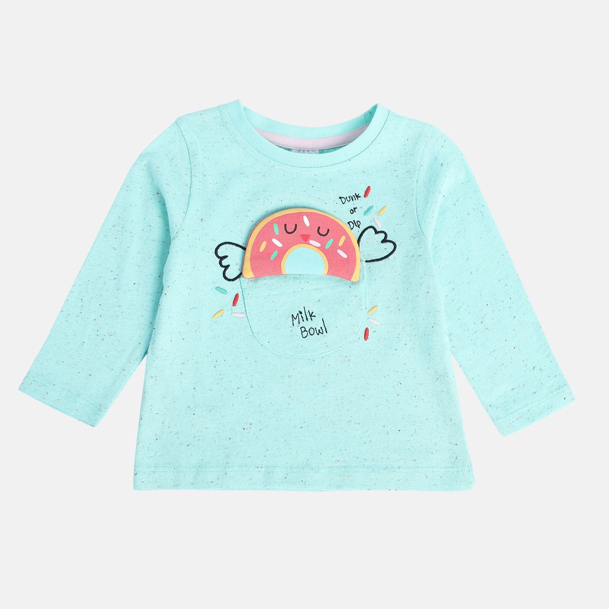 Girls Blue Pack Of 1 Knit Top