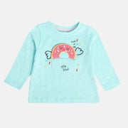 Girls Blue Pack Of 1 Knit Top