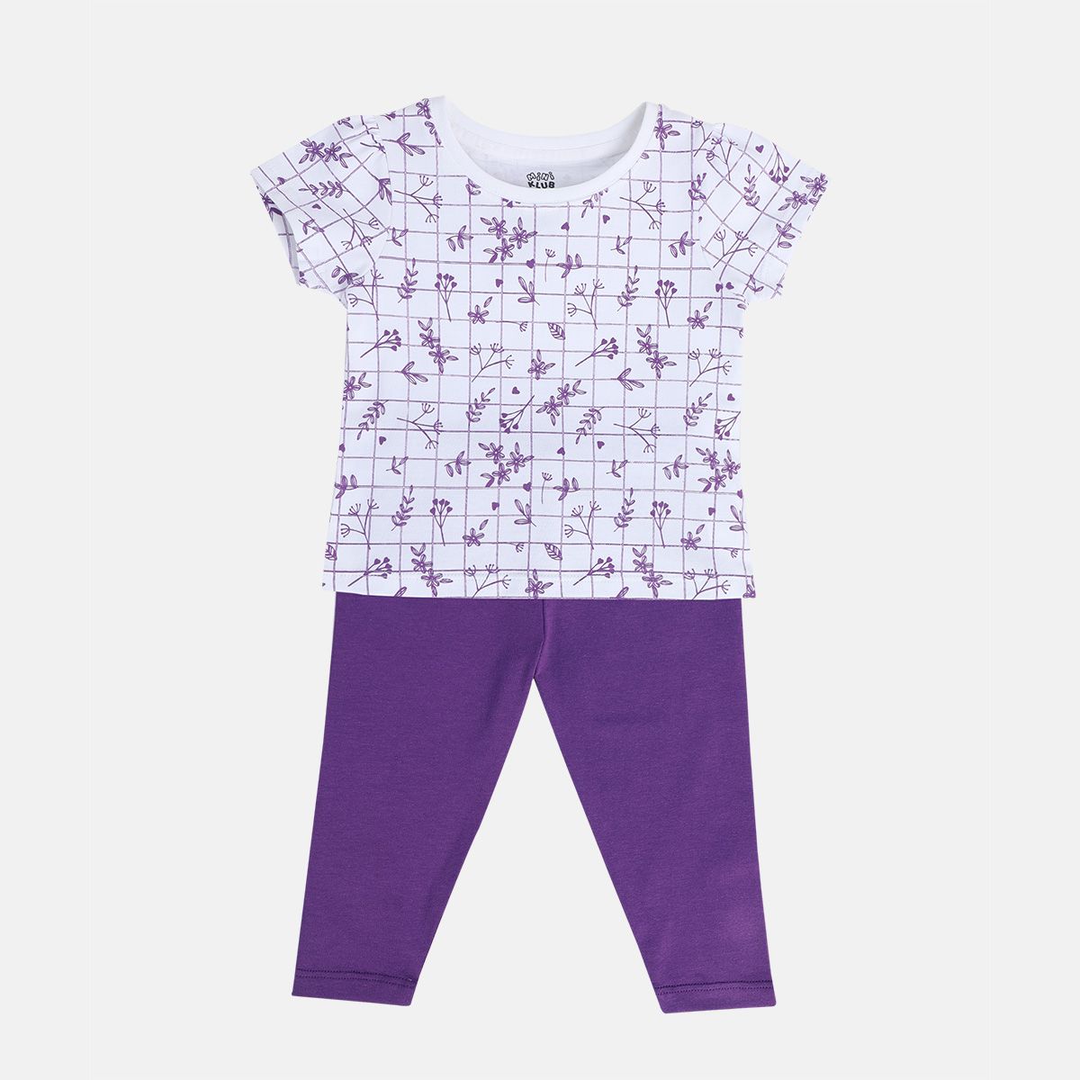 Girls Multicolor Pack Of 2 Top And Bottom