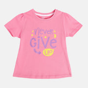 Girl Pink Knit Top