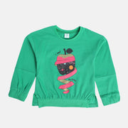 Girls Green Pack Of 1 Knit Top