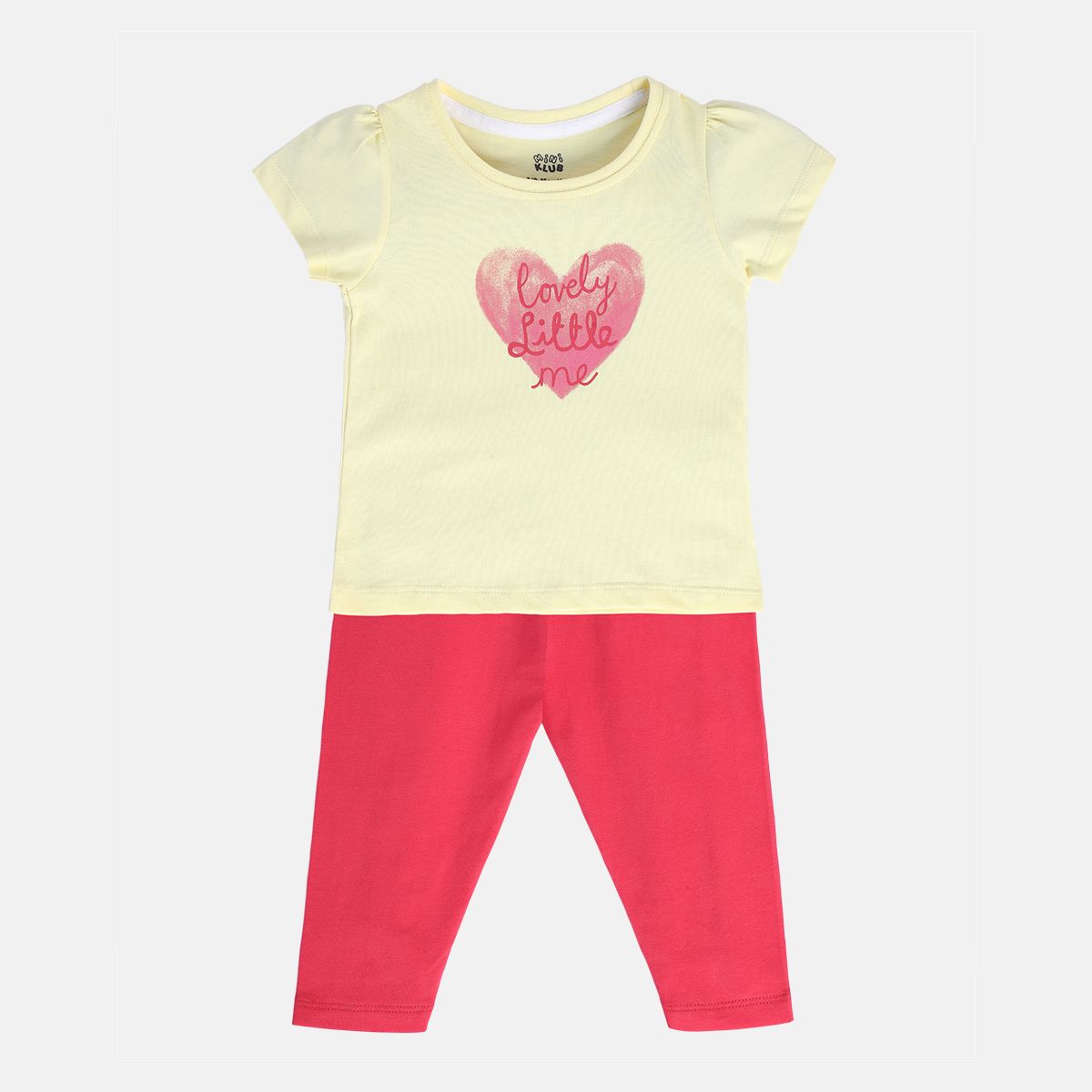 Girls Multicolor Pack Of 2 Top And Bottom