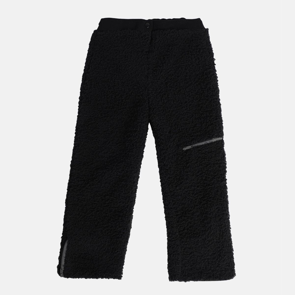 Girls Black Knit Pant