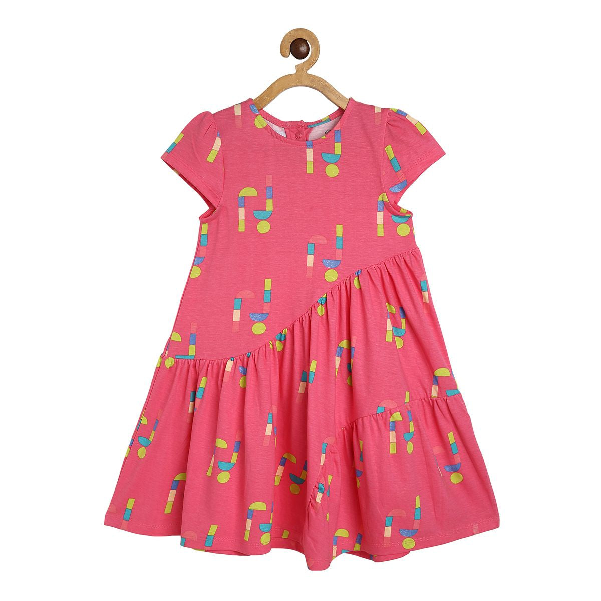 Girls Pink Pack Of 1 Dress