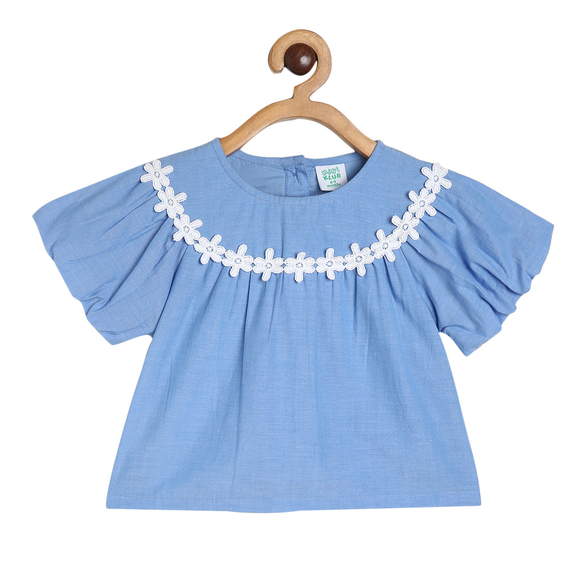Girls Blue Pack Of 1 Woven Top