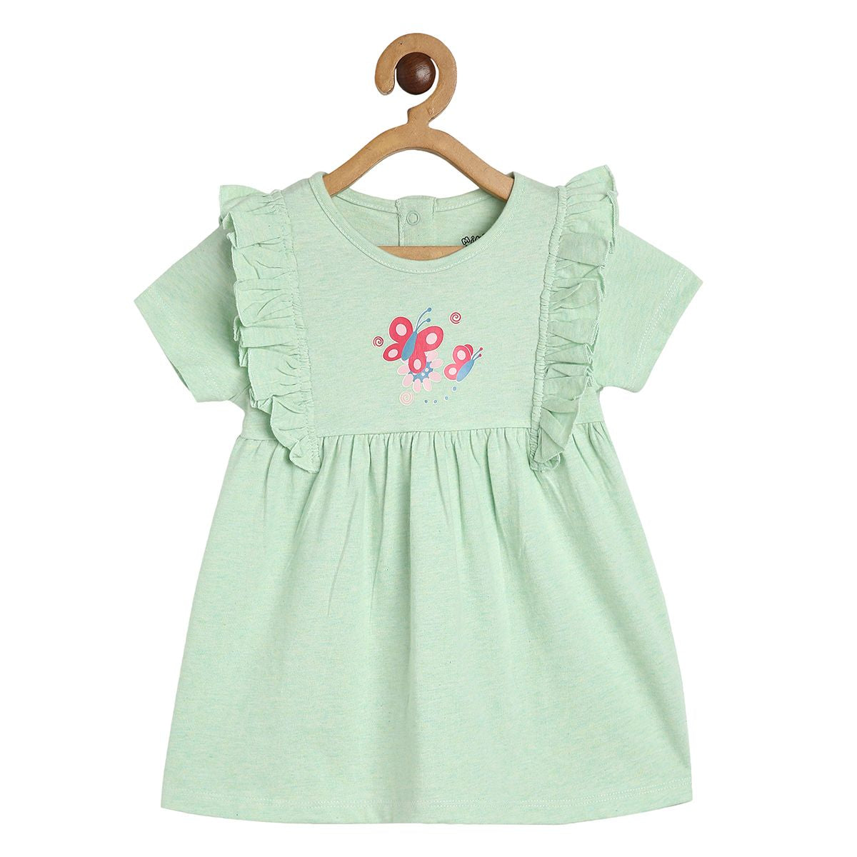 Girls Green Pack Of 1 Dress