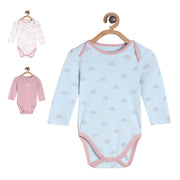 Pack of 3 bodysuit - sky blue for New Born