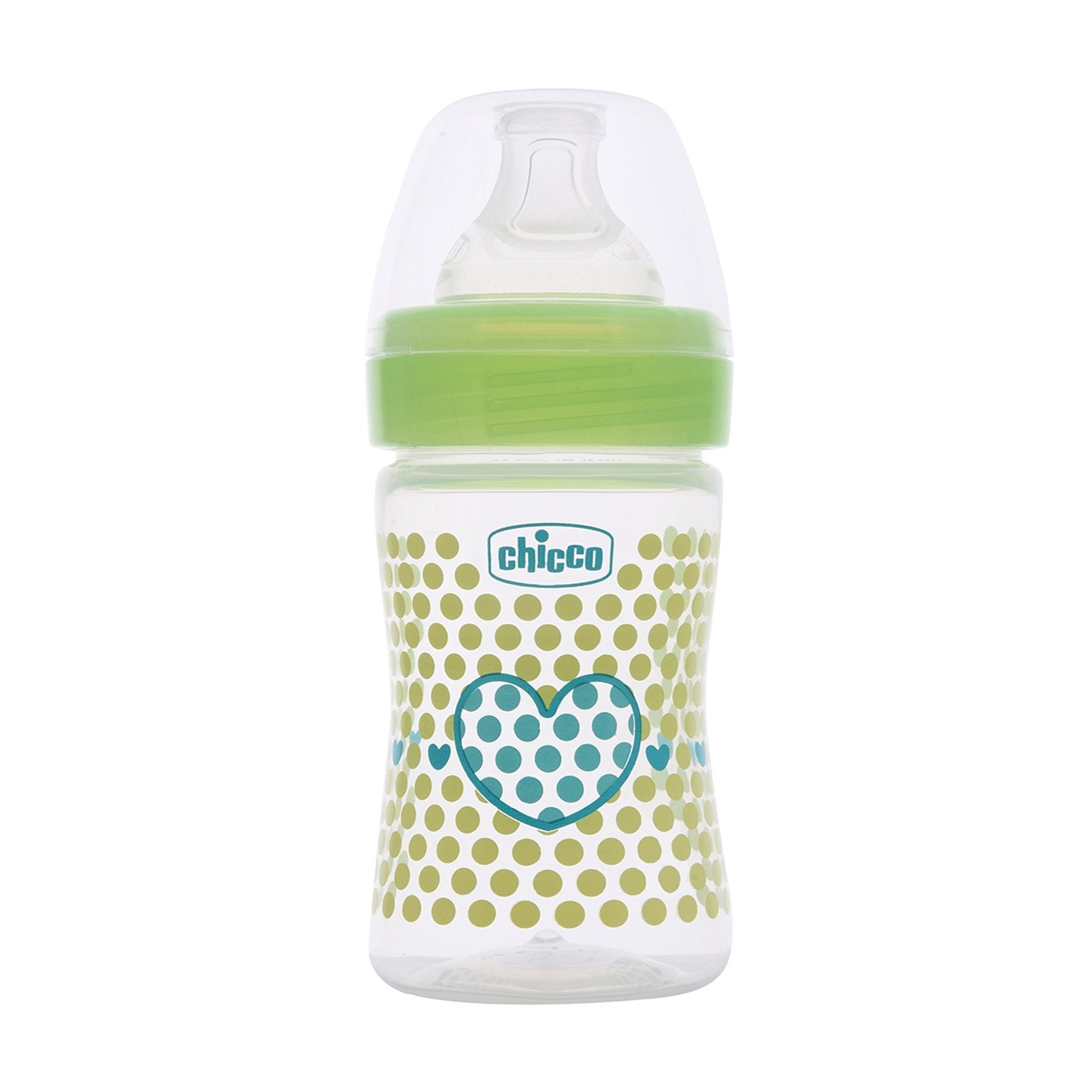 WellBeing Bi-Pack Feeding Bottle (150ml Slow) ( Green)