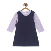 Pack of 2 pinny set - navy for 3-6 Months
