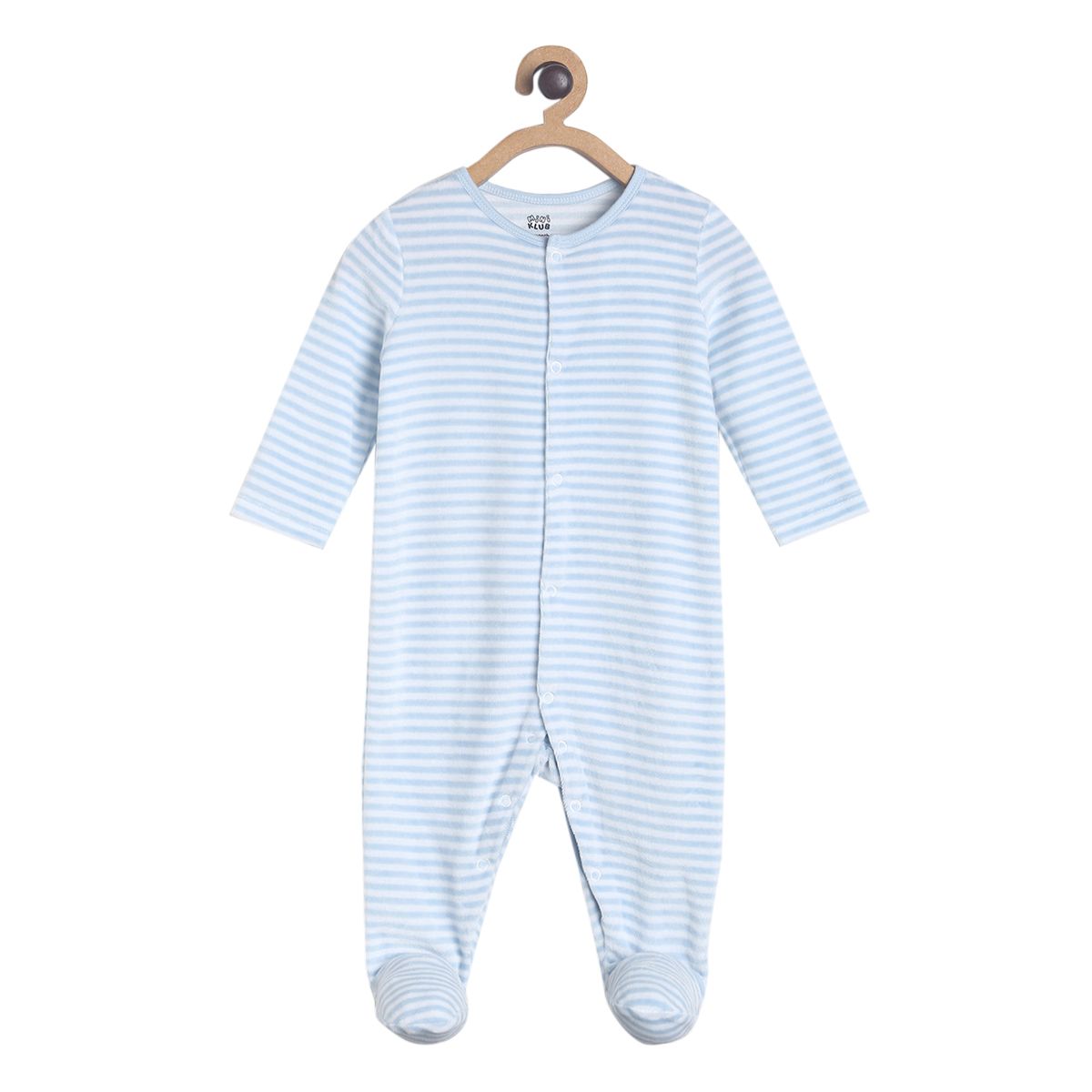 Pack of 1 sleep suit - blue for New Born