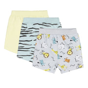 Boys Multicolor Pack Of 3 Shorts