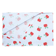 Baby Girls Apple Print Cotton Blankets Pack of 2, Multicolour