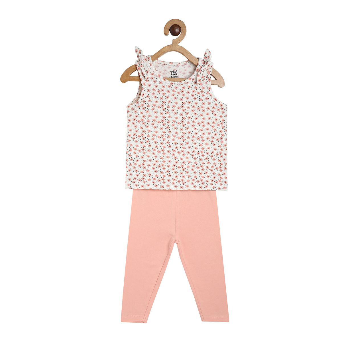 Girls Multicolor Pack Of 2 Top And Legging