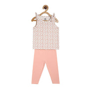 Girls Multicolor Pack Of 2 Top And Legging