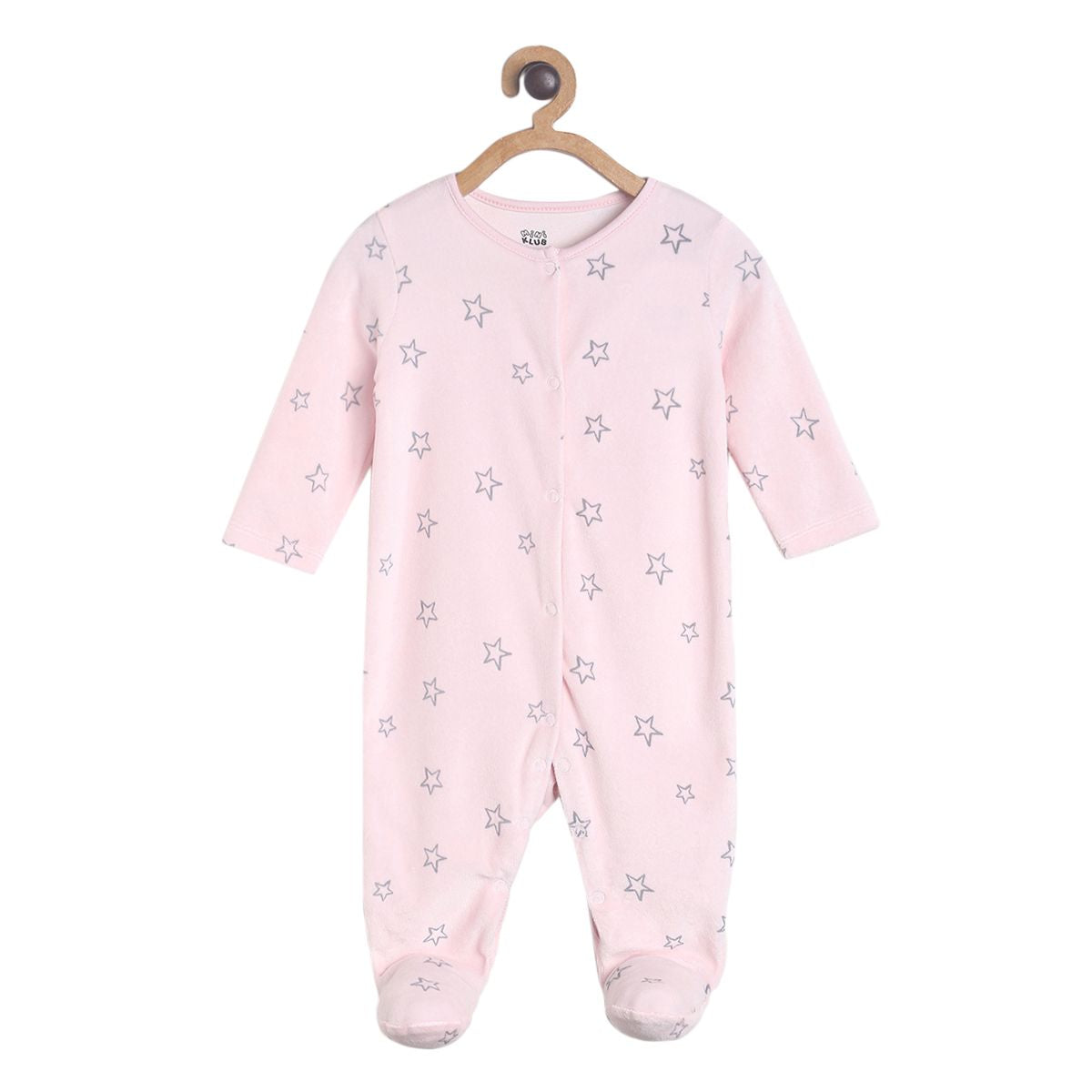 Pack of 1 sleep suit - pink for New Born