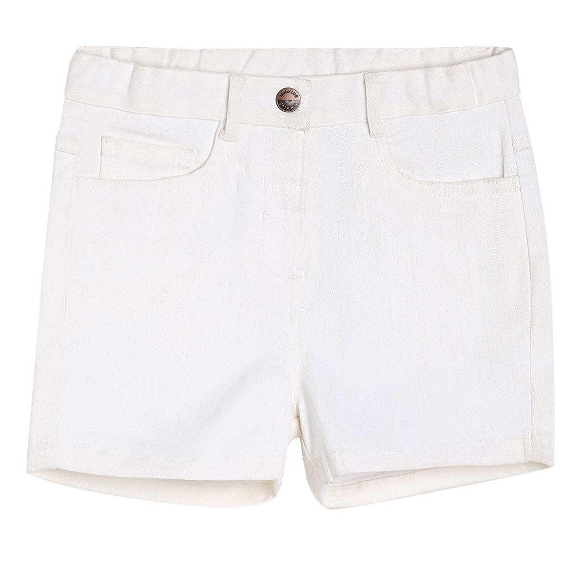 Girls White Pack Of 1 Shorts