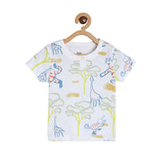 Boys White Pack Of 1 T-Shirt