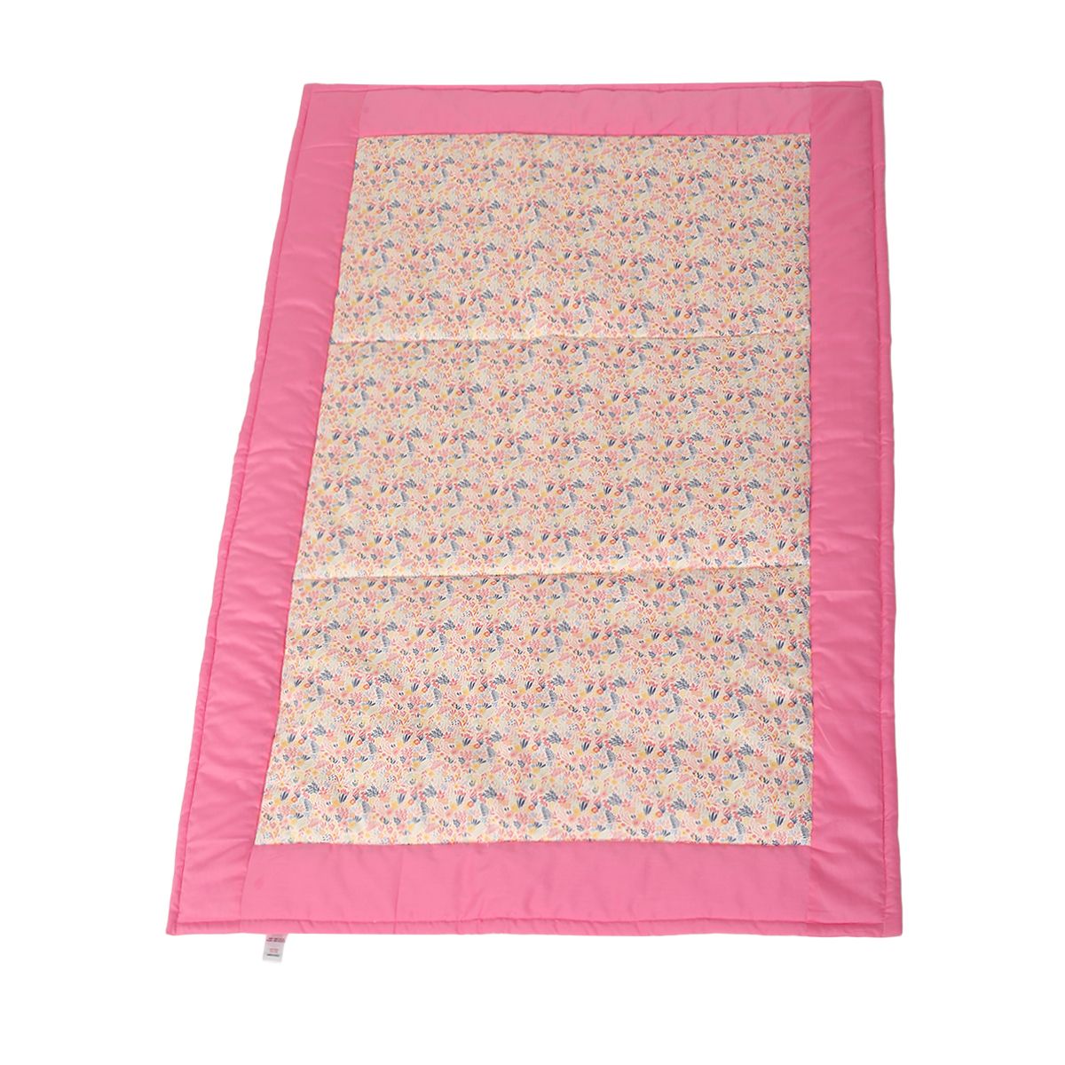 Girls Pink Floral Print Mat