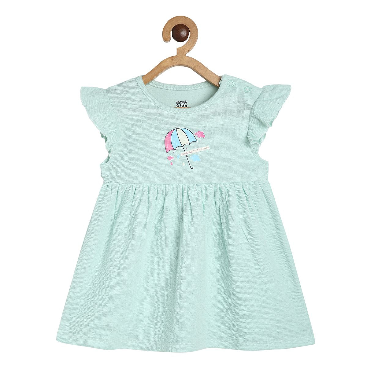 Girls Green Pack Of 1 Dress