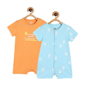 Boys Multicolor Pack Of 2 Romper