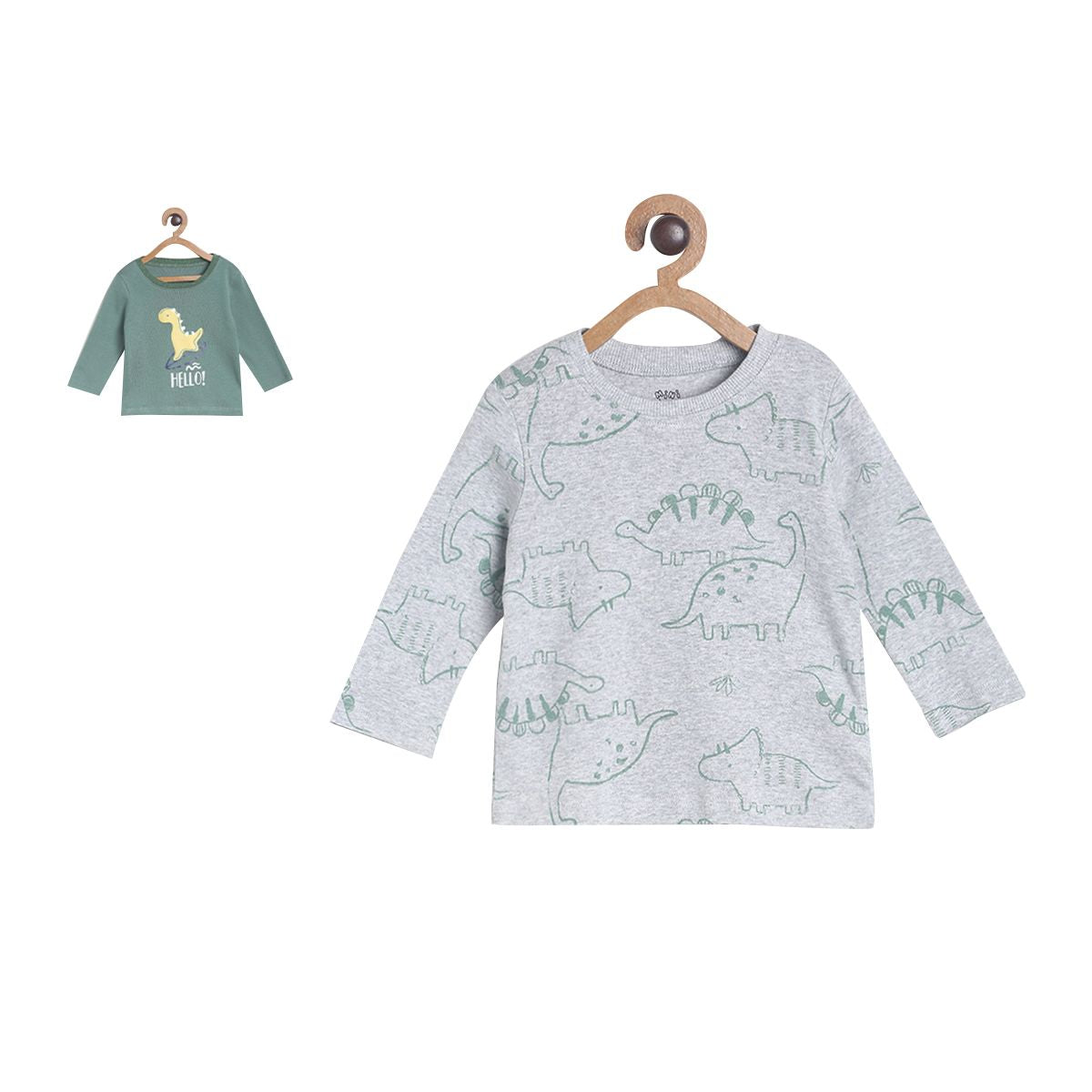Pack of 2 t-shirt - white for 0-3 Months