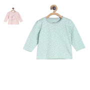 Pack of 2 knit top - light blue for 0-3 Months